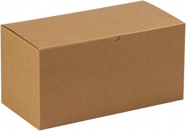 Made in USA - 6" Wide x 12" Long x 6" High Rectangle Chipboard Box - 1 Wall, Kraft (Color) - Americas Tooling