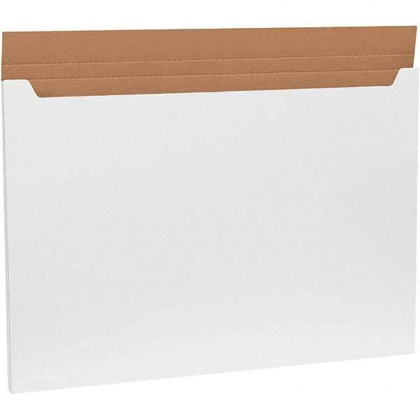 Made in USA - 26" Wide x 38" Long x 1" High Rectangle Crush Proof Mailers - 1 Wall, White - Americas Tooling