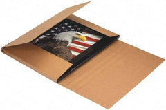 Made in USA - 22" Wide x 32" Long x 6" High Rectangle Crush Proof Mailers - 1 Wall, Kraft (Color) - Americas Tooling