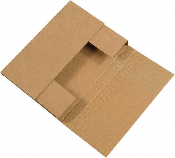 Made in USA - 9-1/8" Wide x 12-1/8" Long x 2" High Rectangle Crush Proof Mailers - 1 Wall, Kraft (Color) - Americas Tooling