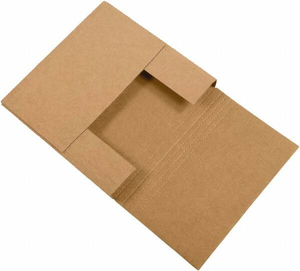 Made in USA - 12-1/2" Wide x 12-1/2" Long x 2-1/2" High Rectangle Crush Proof Mailers - 1 Wall, Kraft (Color) - Americas Tooling