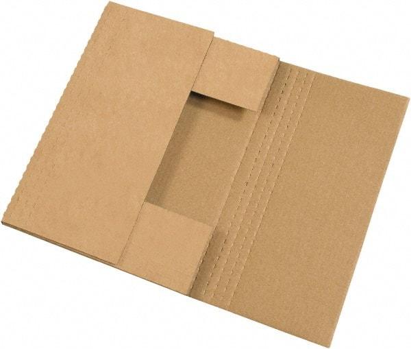 Made in USA - 11-1/8" Wide x 15" Long x 2" High Rectangle Crush Proof Mailers - 1 Wall, Kraft (Color) - Americas Tooling