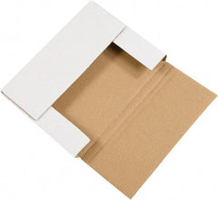 Made in USA - 8-5/8" Wide x 11-1/8" Long x 2" High Rectangle Crush Proof Mailers - 1 Wall, White - Americas Tooling