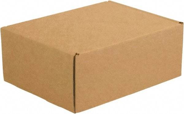 Made in USA - 8-3/4" Wide x 11-1/8" Long x 4" High Rectangle Crush Proof Mailers - 1 Wall, Kraft (Color) - Americas Tooling