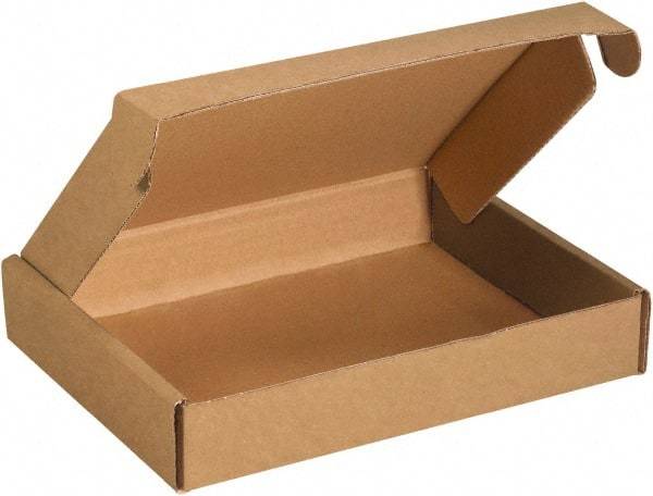 Made in USA - 8-3/4" Wide x 11-1/8" Long x 2" High Rectangle Crush Proof Mailers - 1 Wall, Kraft (Color) - Americas Tooling