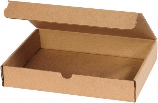 Made in USA - 11" Wide x 17" Long x 2-1/2" High Rectangle Crush Proof Mailers - 1 Wall, Kraft (Color) - Americas Tooling