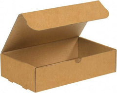 Made in USA - 11-1/4" Wide x 17-1/4" Long x 4" High Rectangle Crush Proof Mailers - 1 Wall, Kraft (Color) - Americas Tooling