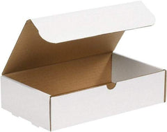 Made in USA - 6-1/2" Wide x 11" Long x 2-3/4" High Rectangle Crush Proof Mailers - 1 Wall, White - Americas Tooling