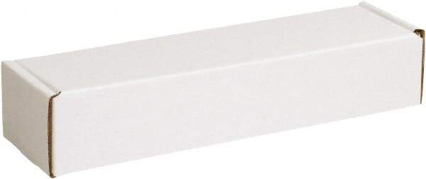 Made in USA - 3-3/4" Wide x 14" Long x 2-3/4" High Rectangle Crush Proof Mailers - 1 Wall, White - Americas Tooling