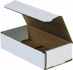 Made in USA - 4" Wide x 10" Long x 2" High Rectangle Crush Proof Mailers - 1 Wall, White - Americas Tooling