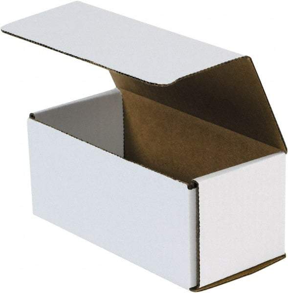 Made in USA - 4" Wide x 11" Long x 4" High Rectangle Crush Proof Mailers - 1 Wall, White - Americas Tooling