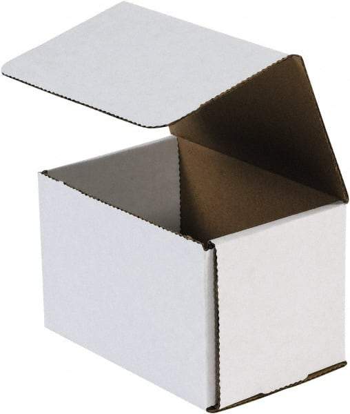 Made in USA - 8" Wide x 10" Long x 4" High Rectangle Crush Proof Mailers - 1 Wall, White - Americas Tooling