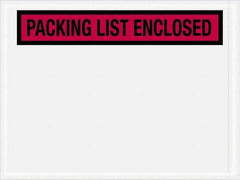 Value Collection - 1,000 Piece, 4-1/2" Long x 6" Wide, Packing List Envelope - Packing List Enclosed, Red - Americas Tooling