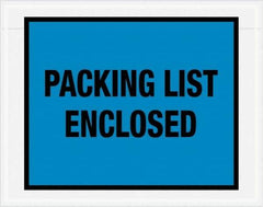 Value Collection - 1,000 Piece, 7" Long x 5-1/2" Wide, Packing List Envelope - Packing List Enclosed, Blue - Americas Tooling