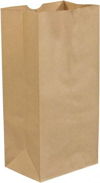 Made in USA - Kraft Grocery Bag - 8-1/4 x 5-1/4 x 18, Kraft - Americas Tooling