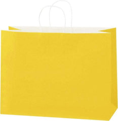 Made in USA - Kraft Grocery Bag - 16 x 6 x 12, Buttercup - Americas Tooling