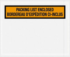 Value Collection - 1,000 Piece, 4-1/2" Long x 5-1/2" Wide, Packing List Envelope - Orange - Americas Tooling