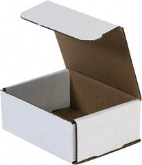 Made in USA - 4" Wide x 5" Long x 2" High Rectangle Crush Proof Mailers - 1 Wall, White - Americas Tooling