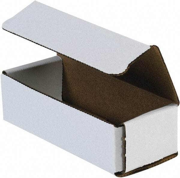 Made in USA - 6" Wide x 9" Long x 2" High Rectangle Crush Proof Mailers - 1 Wall, White - Americas Tooling