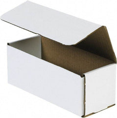 Made in USA - 3-1/2" Wide x 11-1/2" Long x 3-1/2" High Rectangle Crush Proof Mailers - 1 Wall, White - Americas Tooling