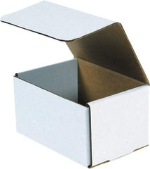 Made in USA - 5" Wide x 7" Long x 4" High Rectangle Crush Proof Mailers - 1 Wall, White - Americas Tooling