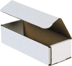 Made in USA - 6" Wide x 14" Long x 4" High Rectangle Crush Proof Mailers - 1 Wall, White - Americas Tooling