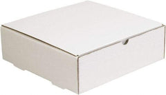 Made in USA - 13" Wide x 13" Long x 4" High Rectangle Crush Proof Mailers - 1 Wall, White - Americas Tooling