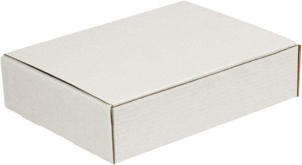 Made in USA - 9-1/4" Wide x 12-1/8" Long x 3" High Rectangle Crush Proof Mailers - 1 Wall, White - Americas Tooling