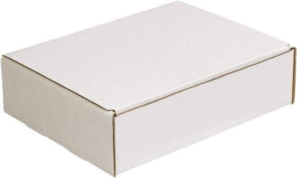 Made in USA - 4" Wide x 9" Long x 3" High Rectangle Crush Proof Mailers - 1 Wall, White - Americas Tooling