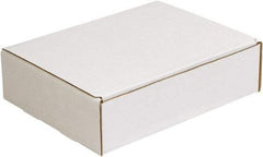 Made in USA - 10" Wide x 13" Long x 3" High Rectangle Crush Proof Mailers - 1 Wall, White - Americas Tooling