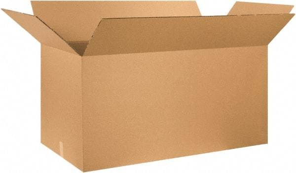 Made in USA - 24" Wide x 48" Long x 24" High Rectangle Heavy Duty Corrugated Box - 2 Walls, Kraft (Color), 100 Lb Capacity - Americas Tooling