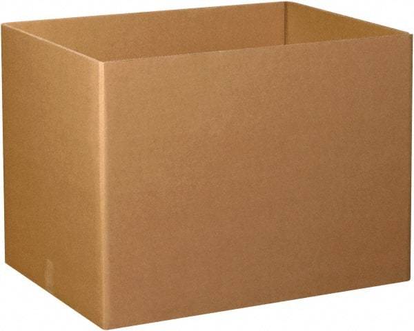 Made in USA - 24" Wide x 48" Long x 28" High Rectangle Heavy Duty Corrugated Box - 3 Walls, Kraft (Color), 280 Lb Capacity - Americas Tooling