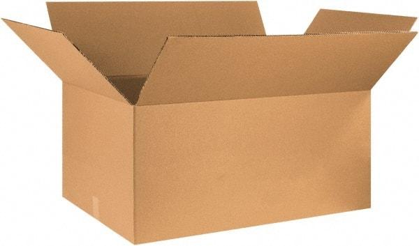 Made in USA - 18" Wide x 36" Long x 18" High Rectangle Heavy Duty Corrugated Box - 2 Walls, Kraft (Color), 100 Lb Capacity - Americas Tooling