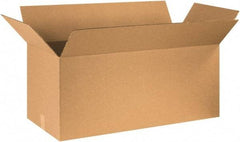 Made in USA - 20" Wide x 40" Long x 20" High Rectangle Corrugated Shipping Box - 1 Wall, Kraft (Color), 65 Lb Capacity - Americas Tooling