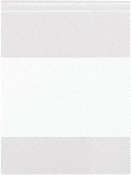 Value Collection - 2 x 6", 2 mil White Block Reclosable Polybags - Clear - Americas Tooling