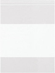 Value Collection - 2 x 6", 2 mil White Block Reclosable Polybags - Clear - Americas Tooling