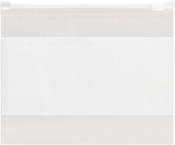 Value Collection - 4 x 6", 3 mil Slide-Seal Reclosable White Block Polybags - Clear - Americas Tooling