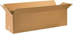 Made in USA - 12" Wide x 44" Long x 12" High Rectangle Corrugated Shipping Box - 1 Wall, Kraft (Color), 65 Lb Capacity - Americas Tooling