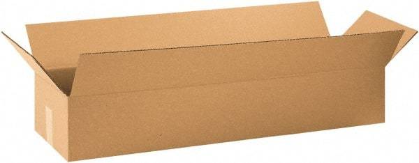 Made in USA - 10" Wide x 32" Long x 6-1/2" High Rectangle Corrugated Shipping Box - 1 Wall, Kraft (Color), 65 Lb Capacity - Americas Tooling