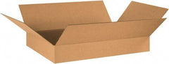 Made in USA - 17" Wide x 29" Long x 5" High Rectangle Corrugated Shipping Box - 1 Wall, Kraft (Color), 65 Lb Capacity - Americas Tooling