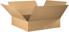 Made in USA - 32" Wide x 32" Long x 12" High Rectangle Corrugated Shipping Box - 1 Wall, Kraft (Color), 65 Lb Capacity - Americas Tooling