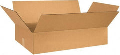 Made in USA - 20" Wide x 30" Long x 8" High Rectangle Corrugated Shipping Box - 1 Wall, Kraft (Color), 65 Lb Capacity - Americas Tooling