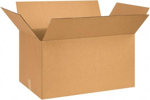 Made in USA - 16" Wide x 26" Long x 14" High Rectangle Corrugated Shipping Box - 1 Wall, Kraft (Color), 65 Lb Capacity - Americas Tooling