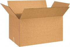 Made in USA - 16" Wide x 26" Long x 14" High Rectangle Corrugated Shipping Box - 1 Wall, Kraft (Color), 65 Lb Capacity - Americas Tooling