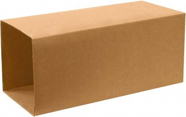 Made in USA - 24" Wide x 24" Long x 40" High Rectangle Telescoping Box - 1 Wall, Kraft (Color), 65 Lb Capacity - Americas Tooling