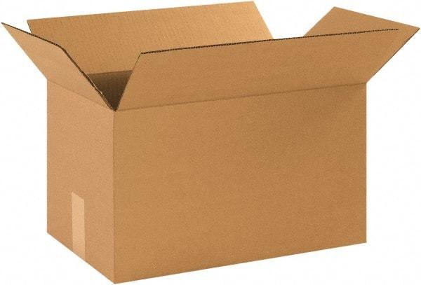 Made in USA - 9" Wide x 16" Long x 9" High Rectangle Corrugated Shipping Box - 1 Wall, Kraft (Color), 65 Lb Capacity - Americas Tooling