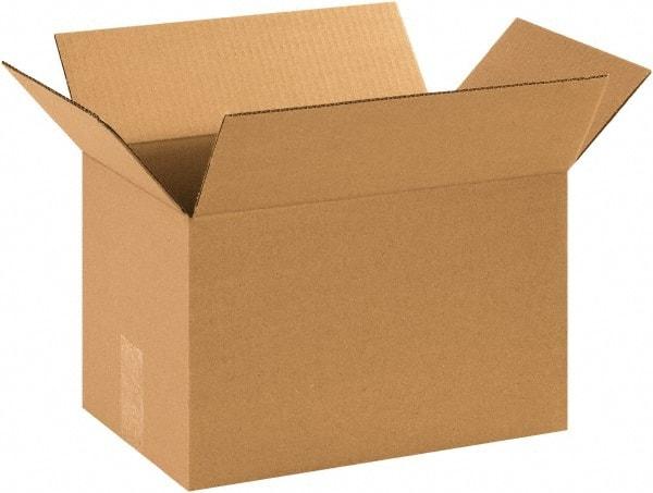 Made in USA - 9" Wide x 14" Long x 9" High Rectangle Corrugated Shipping Box - 1 Wall, Kraft (Color), 65 Lb Capacity - Americas Tooling