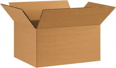 Made in USA - 8-3/4" Wide x 11-1/4" Long x 6" High Rectangle Heavy Duty Corrugated Box - 2 Walls, Kraft (Color), 100 Lb Capacity - Americas Tooling