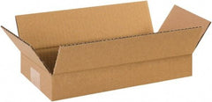 Made in USA - 6" Wide x 12" Long x 2" High Rectangle Corrugated Shipping Box - 1 Wall, Kraft (Color), 65 Lb Capacity - Americas Tooling