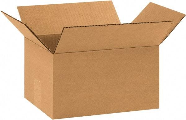 Made in USA - 8" Wide x 11" Long x 6" High Rectangle Corrugated Shipping Box - 1 Wall, Kraft (Color), 65 Lb Capacity - Americas Tooling